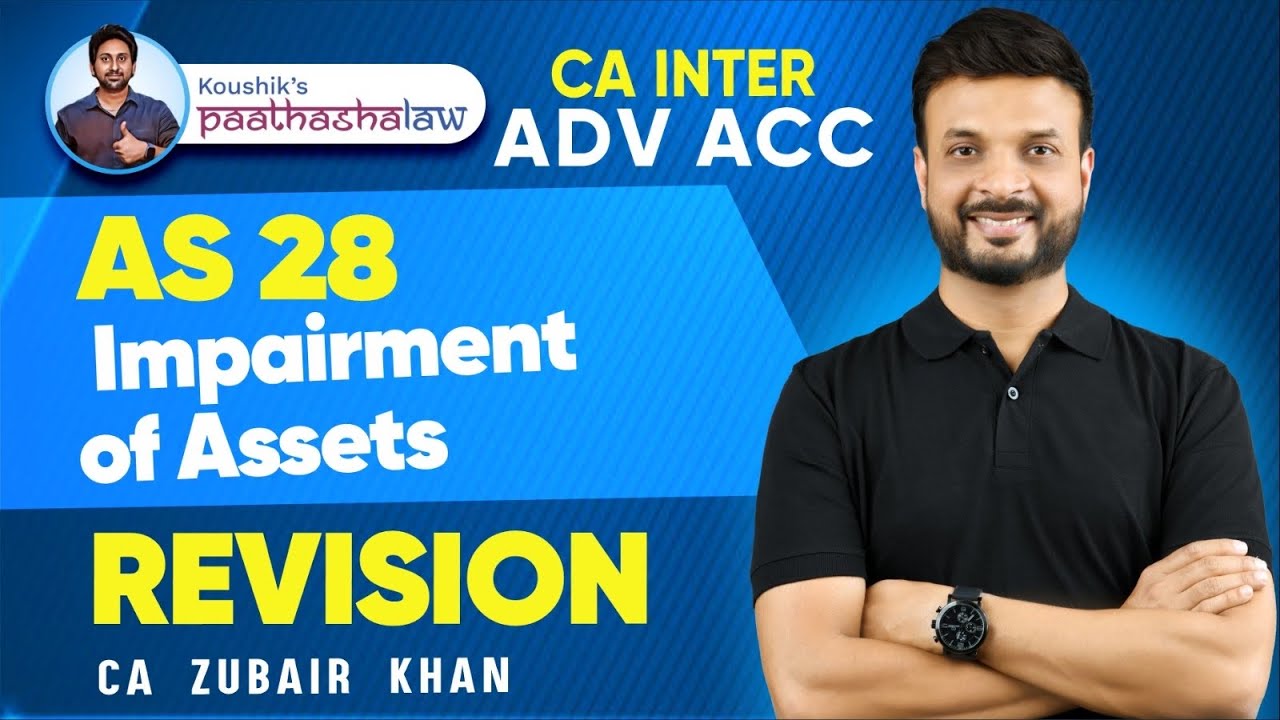 AS 28 Impairment of  Assets | Concept + Question | CA Inter Revision | CA Zubair Khan