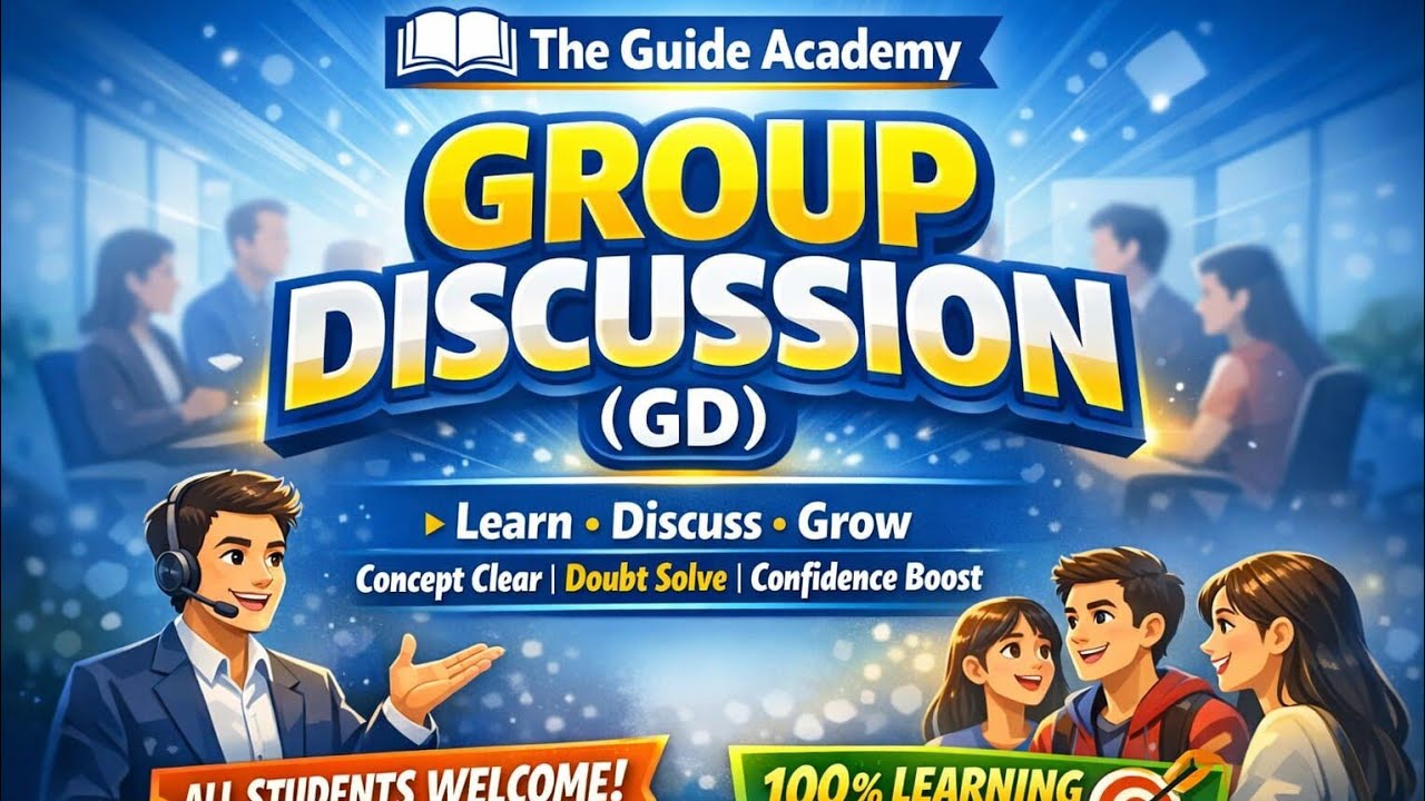 THE GUIDE ACADEMY  GROUP DISCUSSION  1 live class