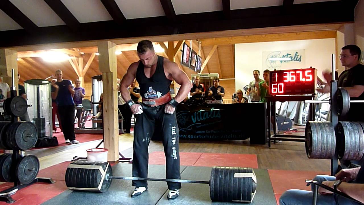 Strobl Hans Kreuzheben auf der HellHill mit 367,5 KG