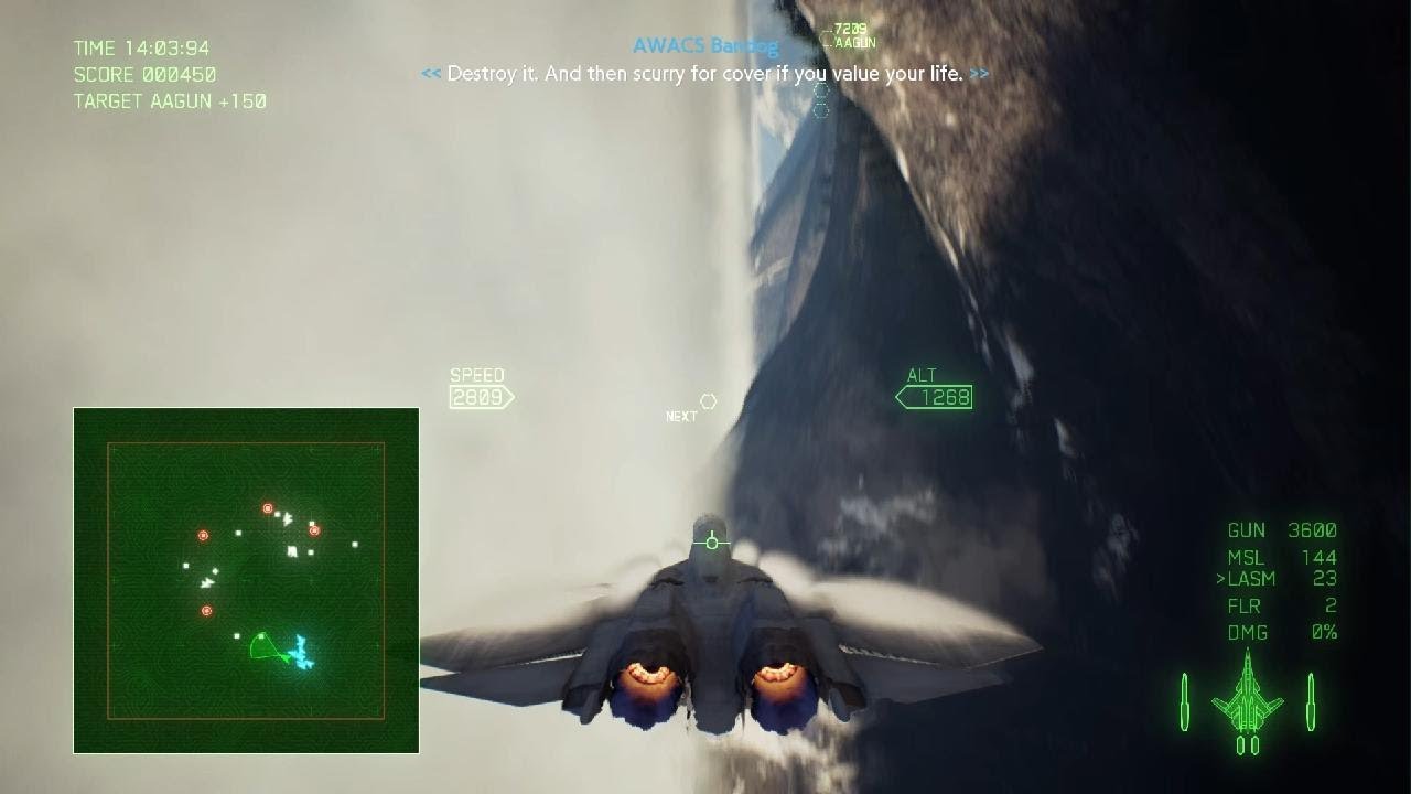 Ace Combat 7: Mission 09 - Faceless Soldiers - S Rank - Ace difficulty