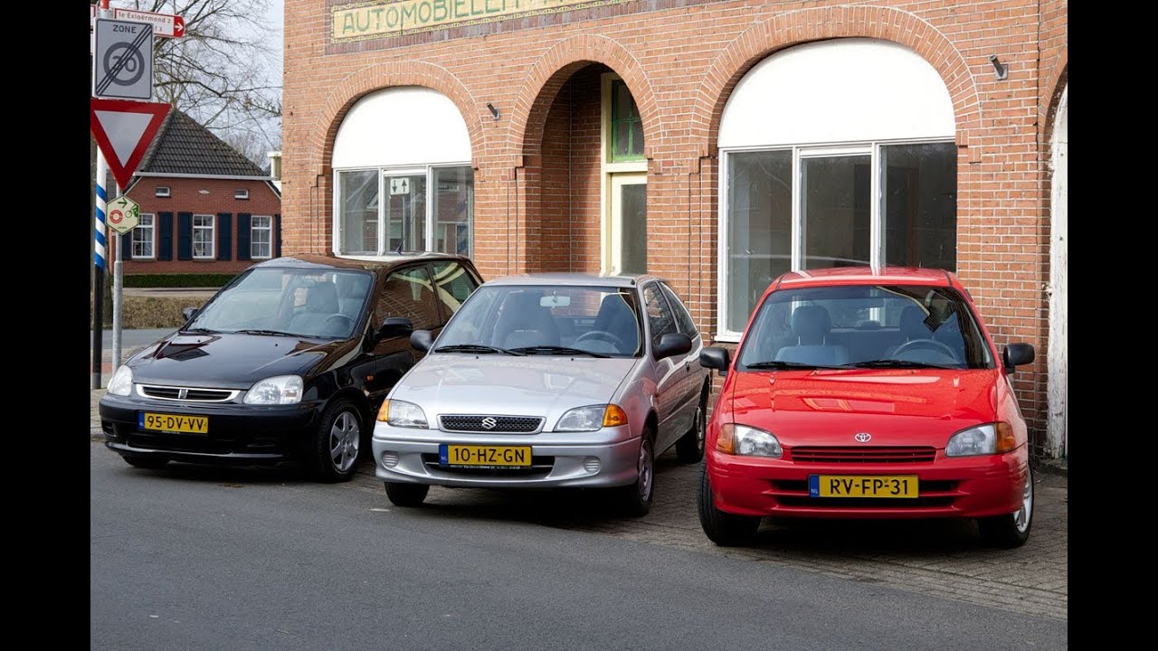 Triotest Honda Logo vs. Suzuki Swift vs. Toyota Starlet