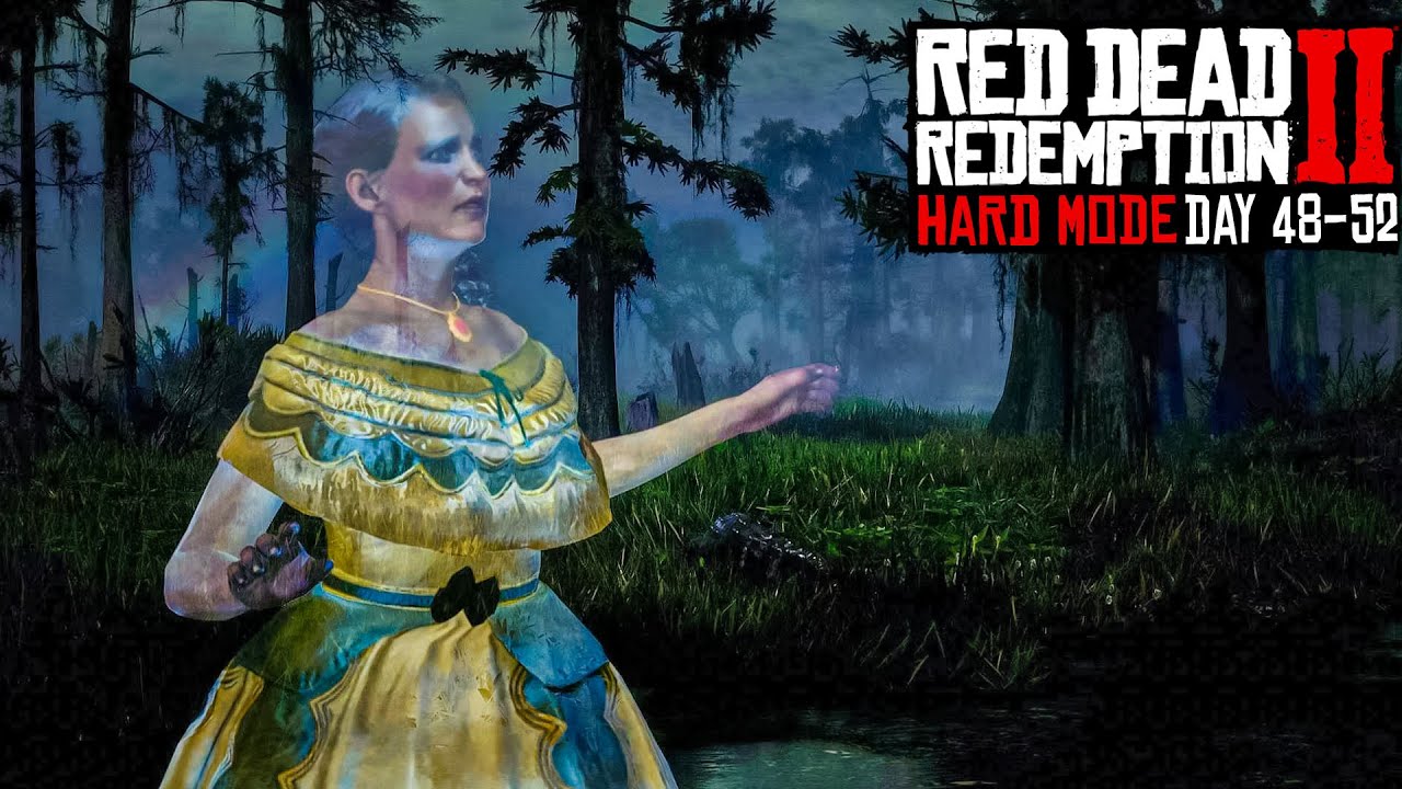 Ghost Hunting In Red Dead Redemption 2 - RDR2 Hard Mode Day 48-52