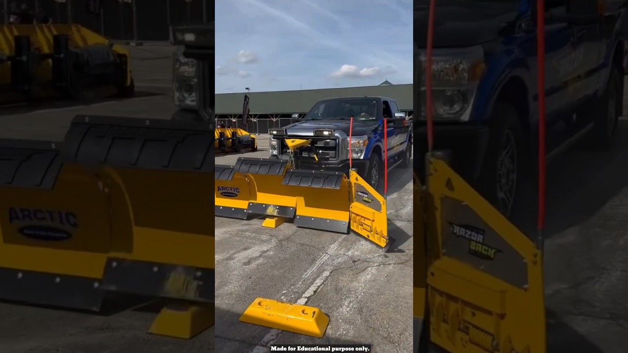 Advance snow plow