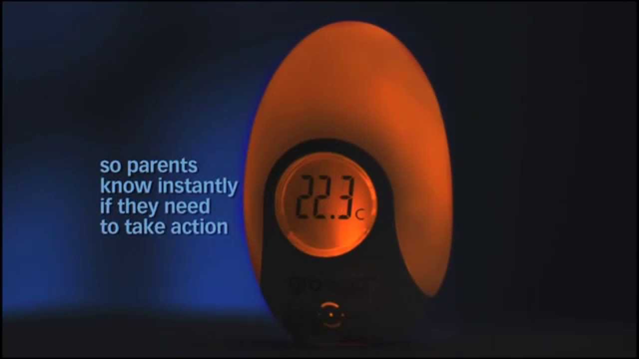 Gro Egg Room Thermometer Night Light - Demonstration | BabySecurity