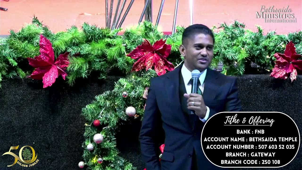 [07/12/25] Sunday Service // Bethsaida Ministries International // Bishop Emmanuel J Moodley