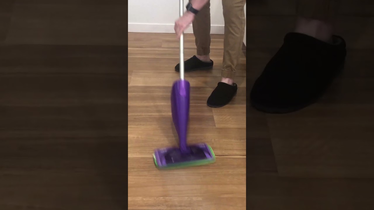 This SECRET WAY to use a SWIFFER #review #funny #swiffer #cleaning #satisfying