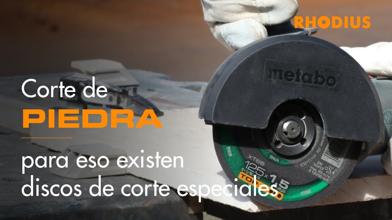 Corte de piedra - para eso existen discos de corte especiales