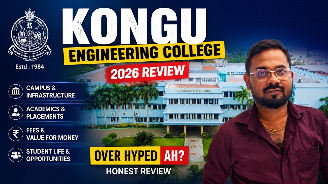 2711-Kongu Engineering college | 2026-honest review | over hyped ah❗️| No placement 