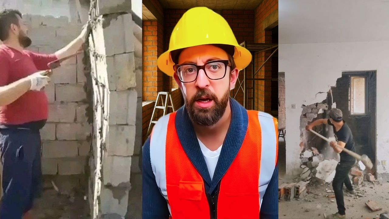 Construction Site Madness – Mr. Adam’s No Laugh Challenge Fails