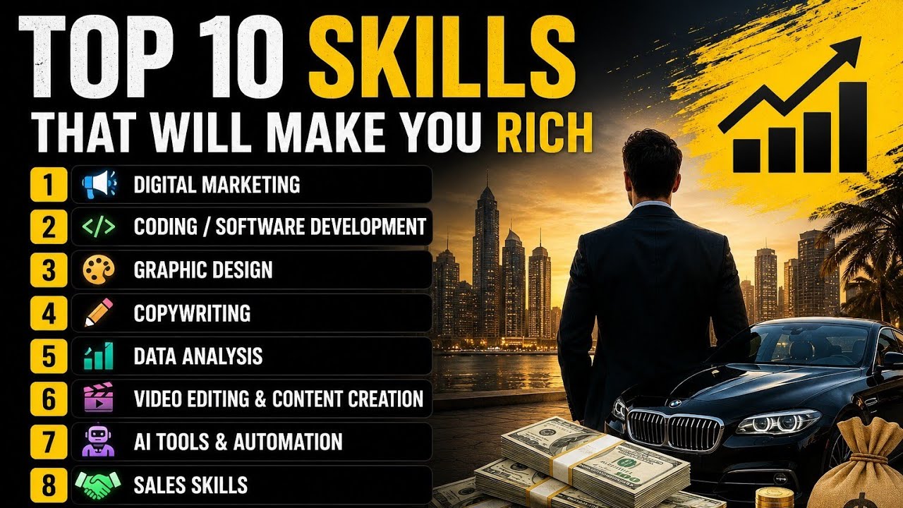 Top 10 Skills That Will Make You Rich (2026 Edition)