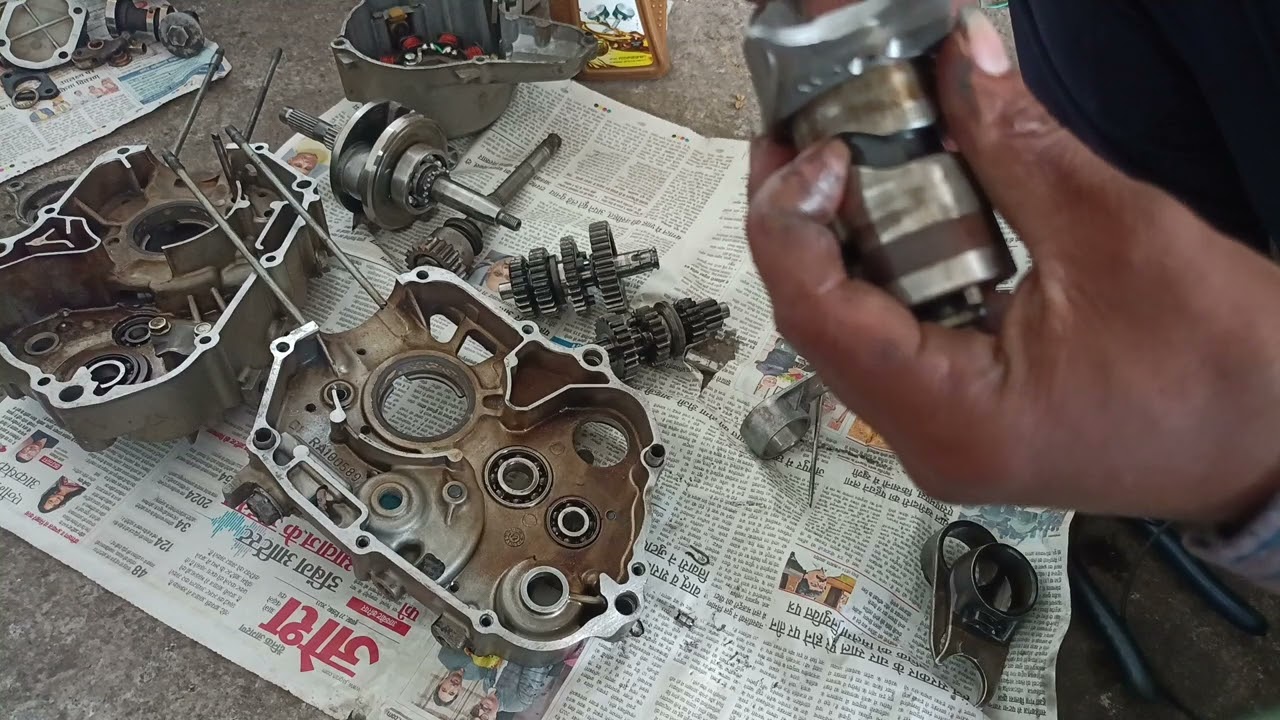 Hero splendor gear selector change/install