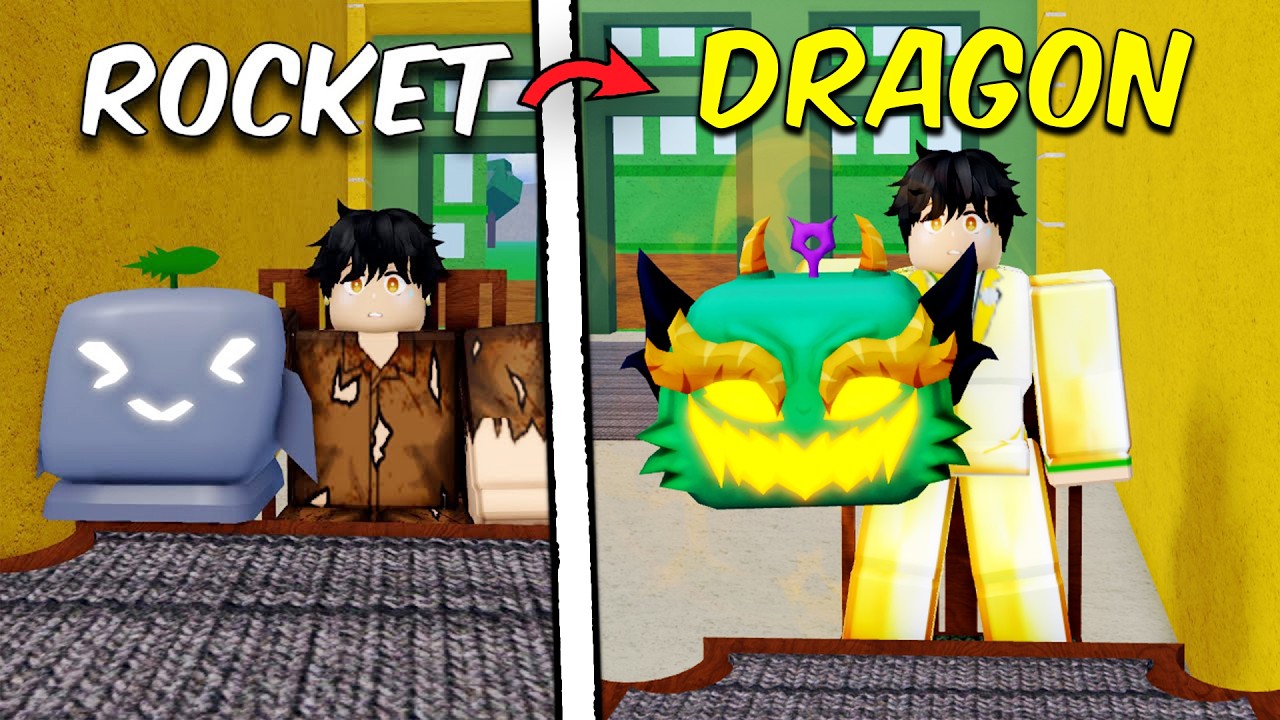 J’ai Trade ROCKET à DRAGON en 24H ! (Blox Fruits)