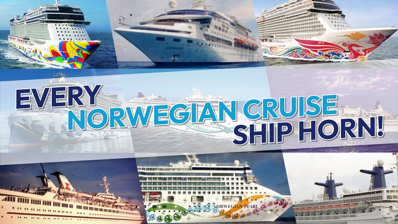 Every Norwegian Cruise Ship Horn!