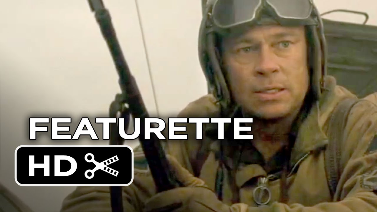 Fury Featurette - Into The Tiger's Jaw (2014) - Brad Pitt, Logan Lerman War Movie HD