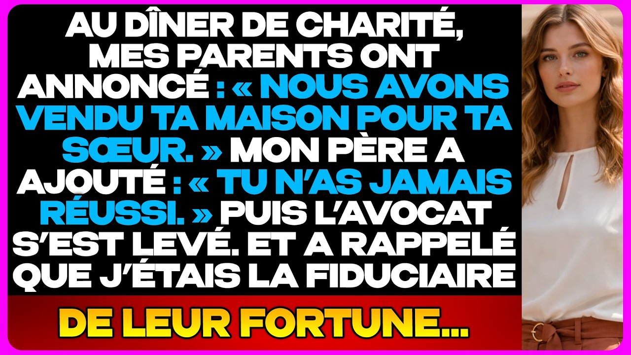 Mes Parents Ont Vendu Ma Maison Pour Ma Sœur — Mais J’Étais La Fiduciaire...