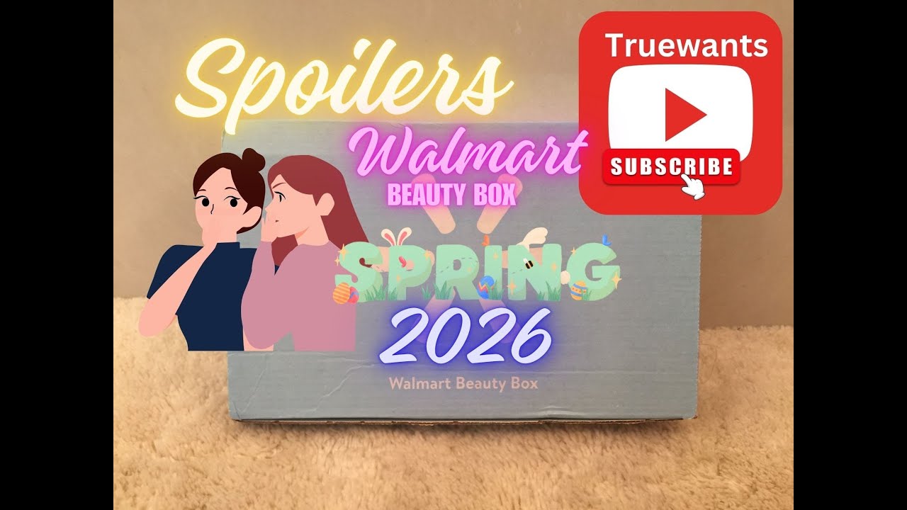 Весенняя бьюти-коробка Walmart 2026 | Первые анонсы и обзор продуктов