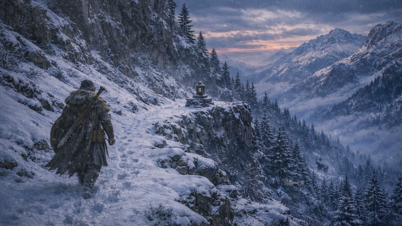 Dark Medieval RPG Ambience | Frozen Paths & Forgotten Lands