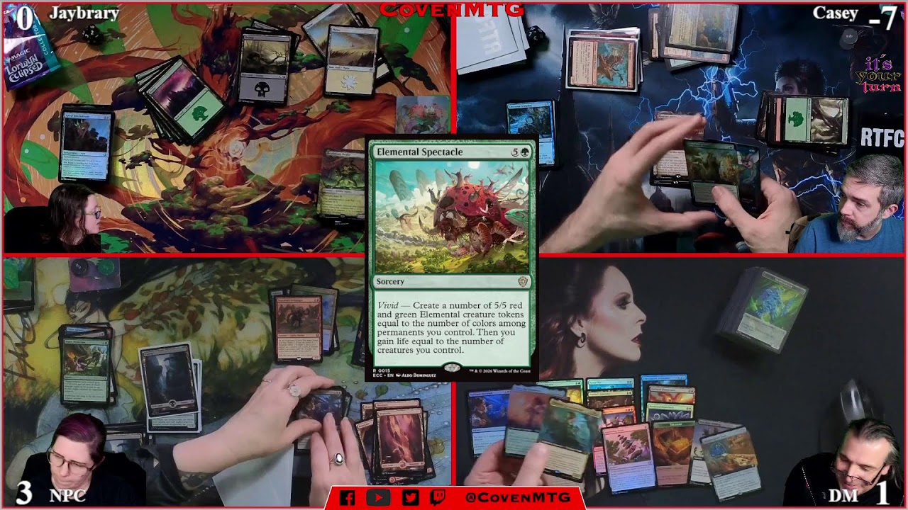 CovenMTG plays 4P Lorwyn prerelease! Live in the studio! Come chat with us!