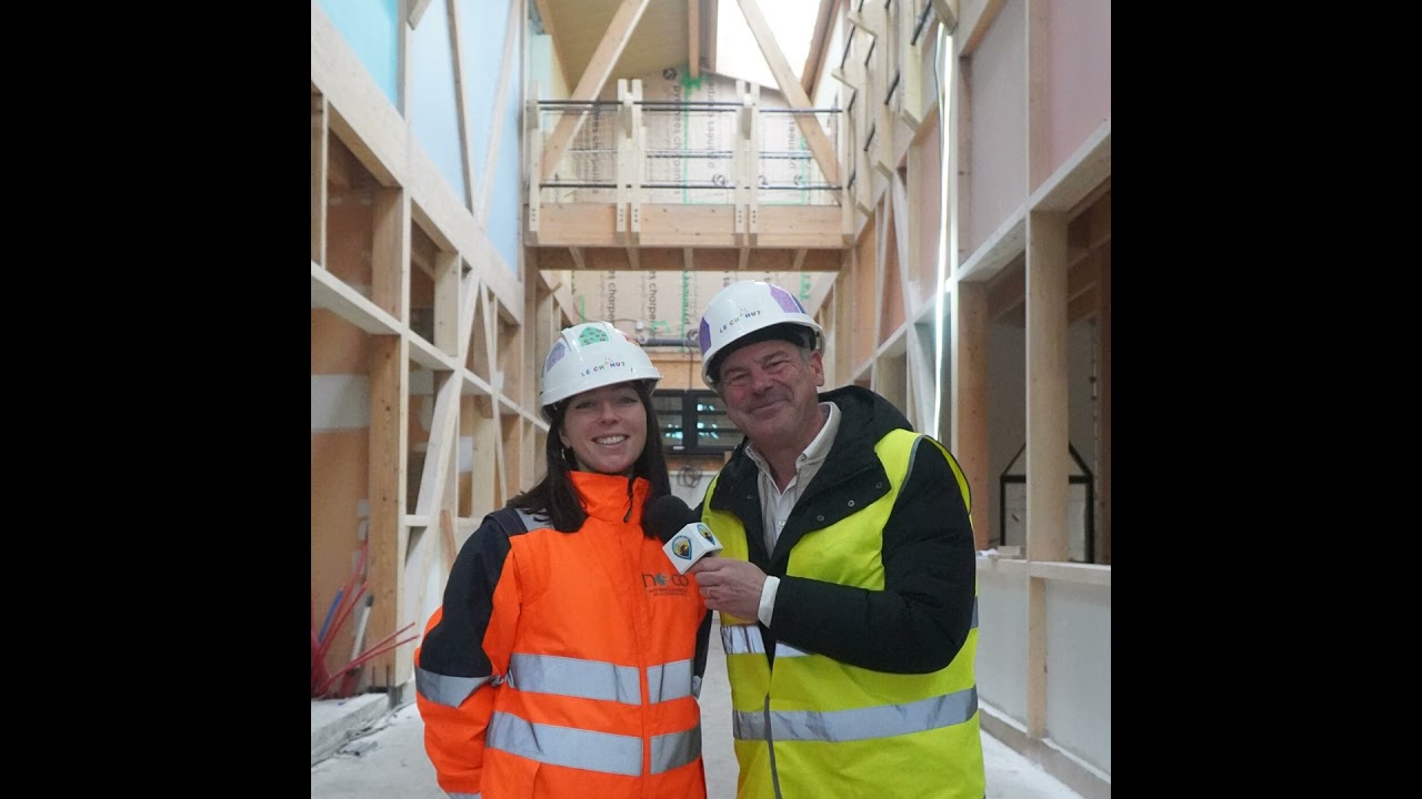 Depuis le Chantier du Chahut à Biganos, l'Architecte Pauline Guérin propose des visites gratuites...