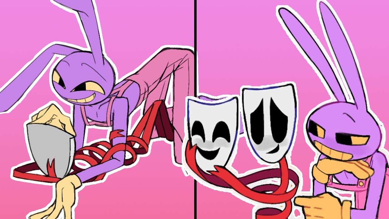 Jax x Gangle  A Perfect Pose for Pranks | The Amazing Digital Circus Comic | TADC