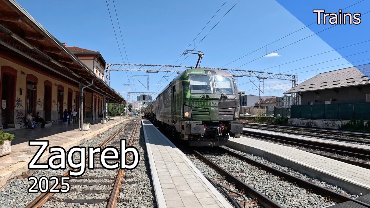 Trains in Zagreb 2025 | Croatia