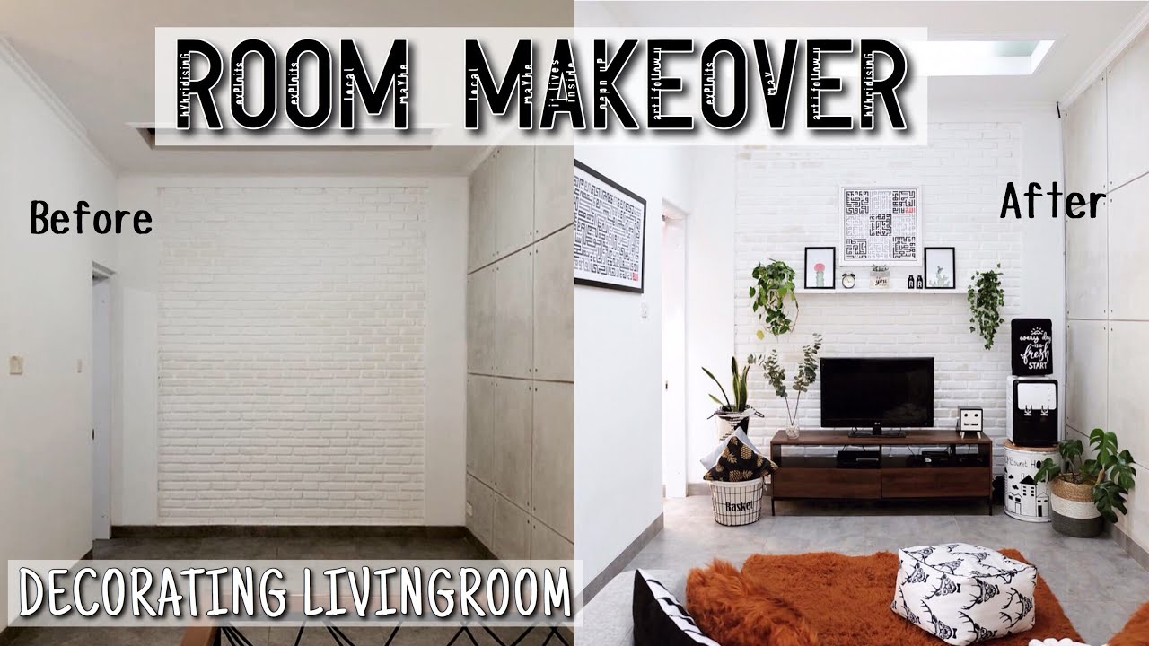 ROOM MAKEOVER || Decorating Livingroom (indonesia)