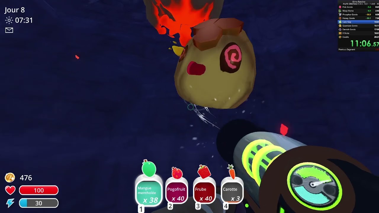 19:51 slime rancher speedrun ANY% glitchless [PB]