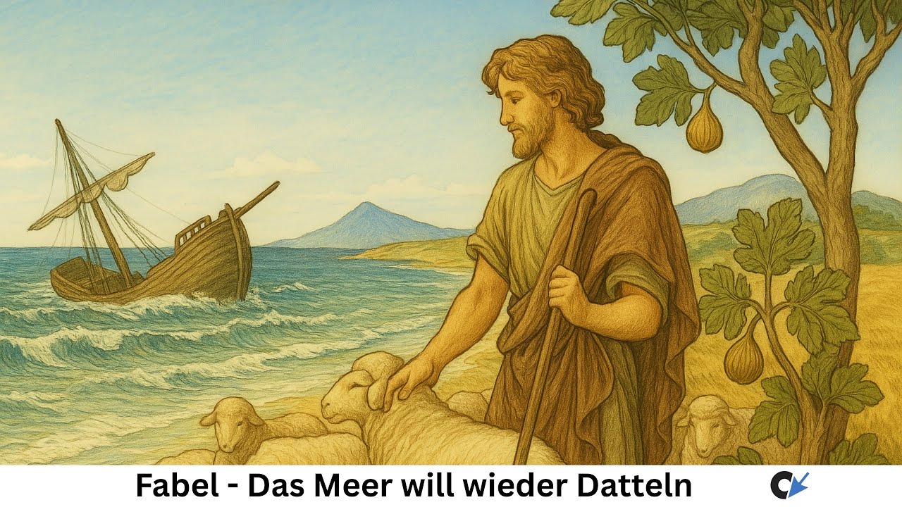 Aesop Fabel Das Meer will wieder Datteln verständlich erklärt