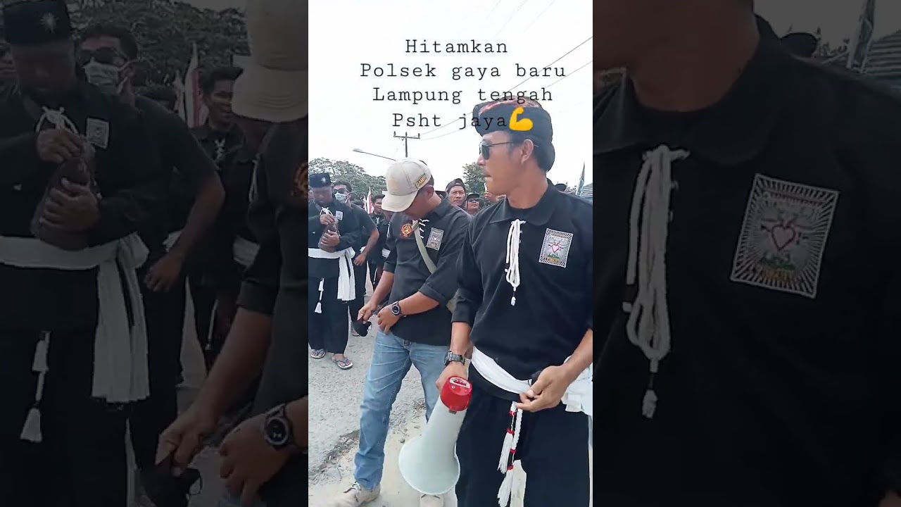 Hitamkan kapolsek gaya baru Lampung tengah || psht jaya‼️#psht#pshtjaya #pshtlampung