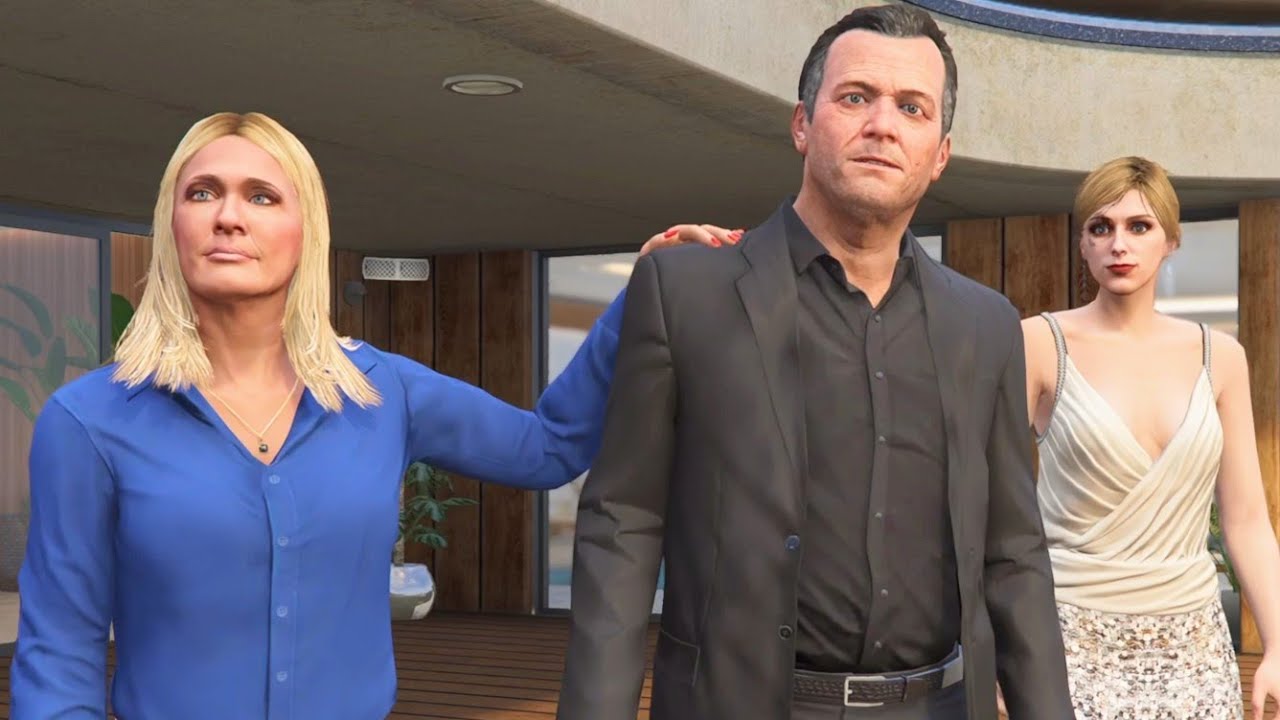 【GTA5】マイケル登場＆大豪邸を探険してみた【オンライン】