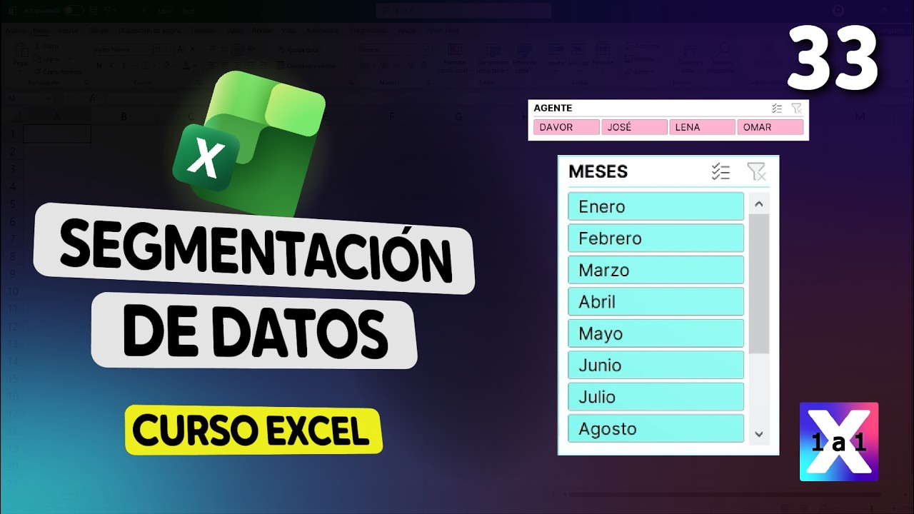 33 | Filtra y Analiza Mejor usando SEGMENTACIÓN de Datos en Excel- 👑Curso Premium 2026