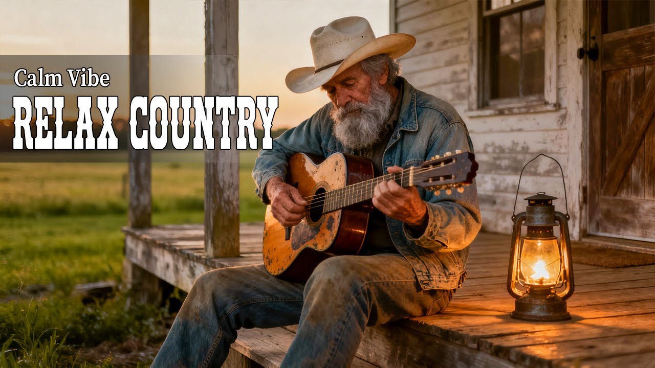 Relaxing Country Folk Music Radio 🌾 Lonely Prairie Folk Songs