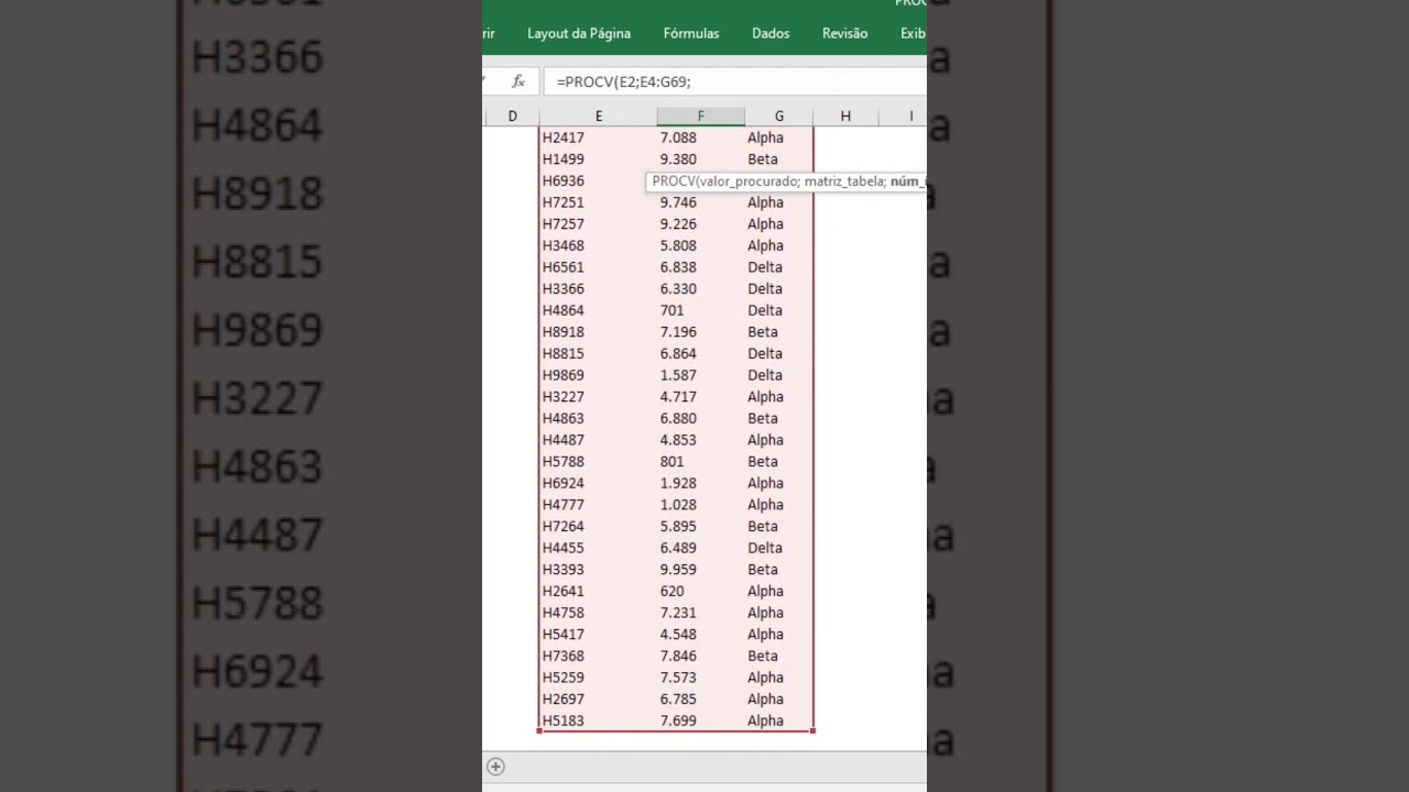 Procv no Excel em Menos de 1 min