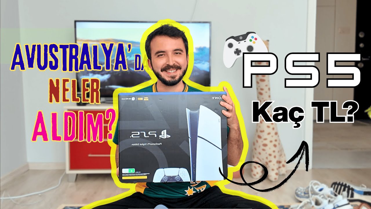 Avustralya’dan Aldığım Ürünler! Playstation'ı Kaç TL’ye Aldım? Pahalı mı, Ucuz mu?