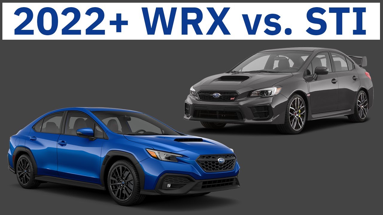 Subaru WRX 2022+ против WRX STI 2015-2021 | Сравнение характеристик
