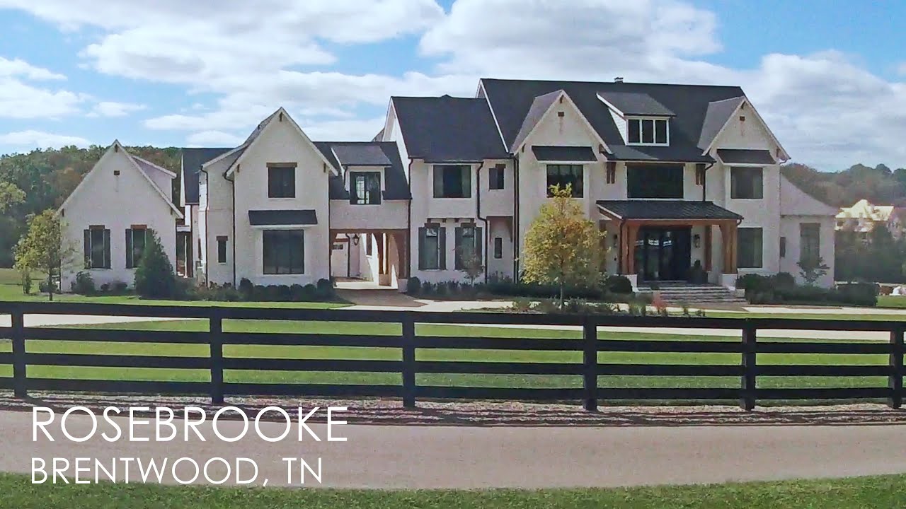 Rosebrooke in Brentwood, TN  New Luxury Home Community Tour