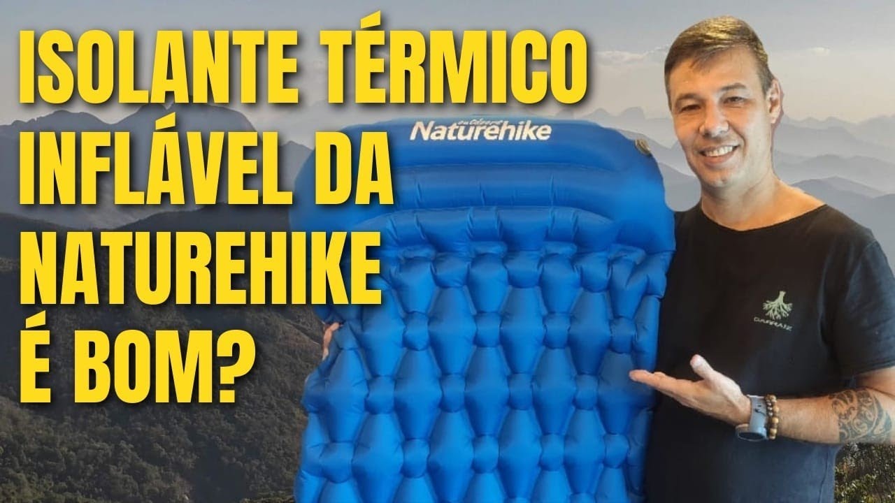 VALE A PENA COMPRAR O ISOLANTE TÉRMICO INFLÁVEL NATUREHIKE FC-12 COM TRAVESSEIRO? - Review completo