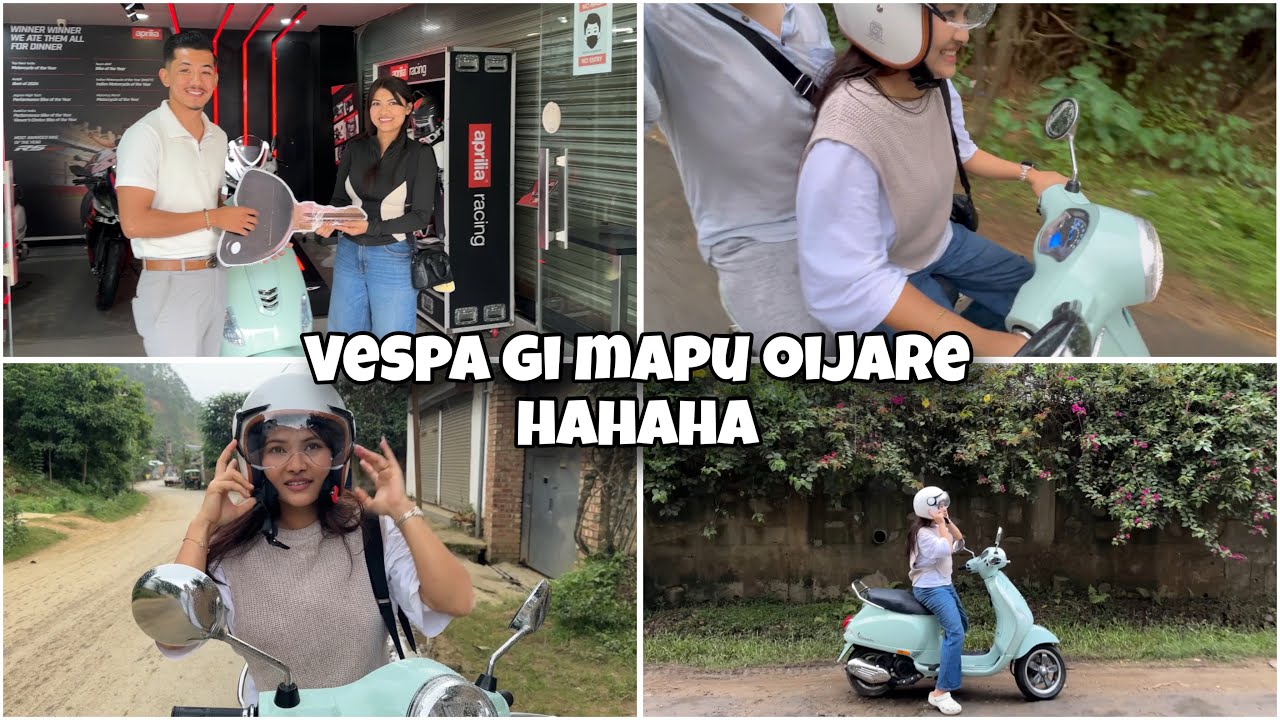 My First Ever Scooty🥹 Vespa gi Mapu oijare hahaha 🤣 