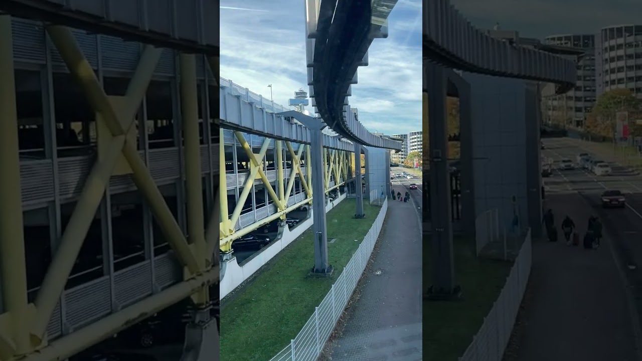 Skytrain of Dusseldorf Airport Connecting airport train station to the terminals