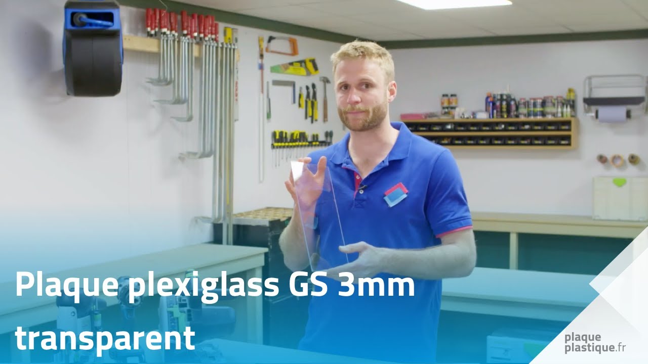 Plaque plexiglass GS 3mm transparent | Plaqueplastique.fr