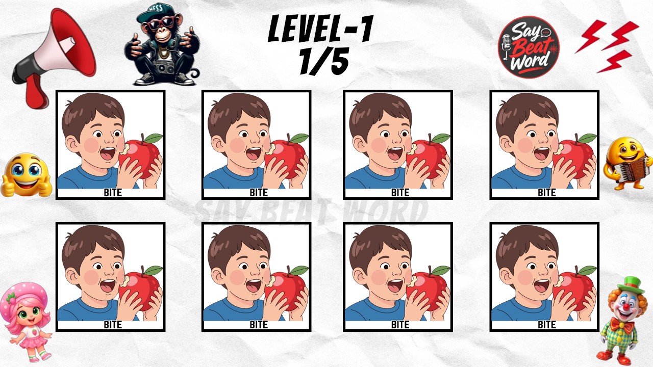 Say The Word On Beat Challenge | PART 15 | Level 1 - 5 | Level Easy to Insane