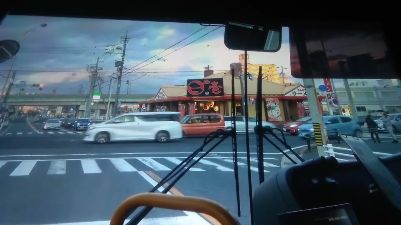 名古屋市営バス高速1系統有松町口無池、名古屋高速道路経由栄行き　　森の里団地→有松小学校