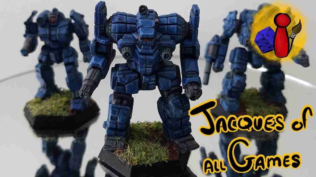 My first guide to painting Battlemechs! (Battletech - 13th Donegal Guards)