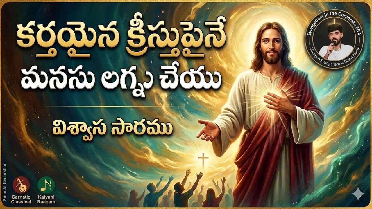 కర్తయైన క్రీస్తుపైనే..| Telugu Christian Song | Vijay Nadella