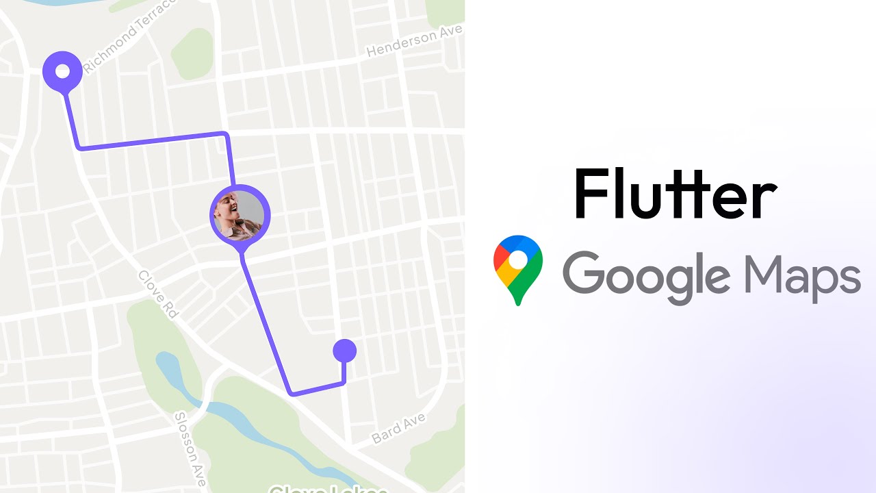 Flutter Google Map with Live Tracking, Custom Marker & Directions
