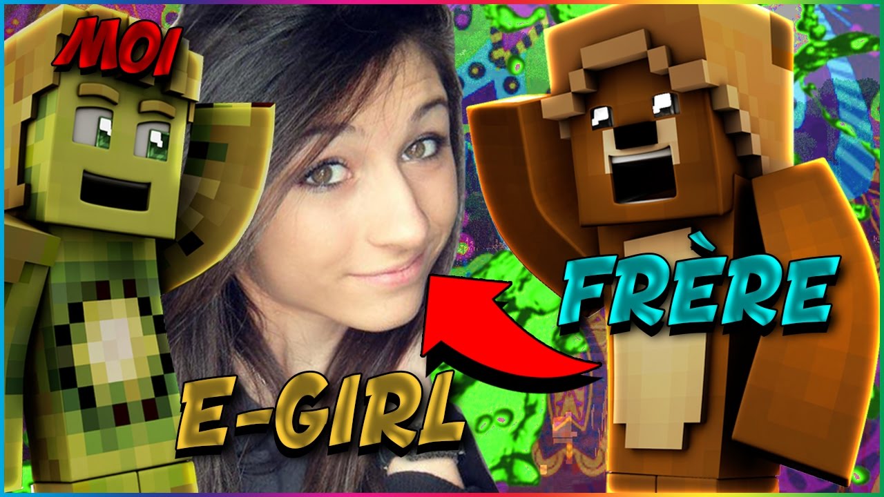 UNE E-GIRL FAIT DES BRUITS CHELOU ! SkyBlock #1