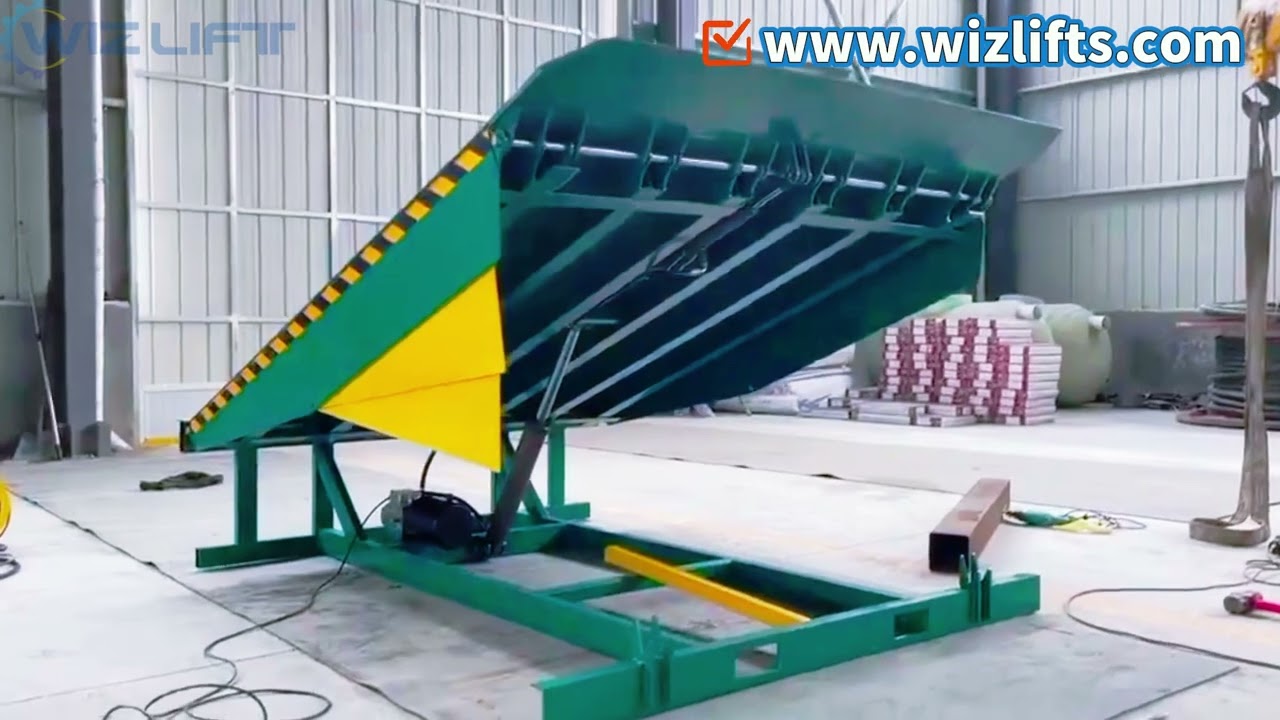 Warehouse dock levelers fastest solution for building loading bays for logistics warehouses#loading