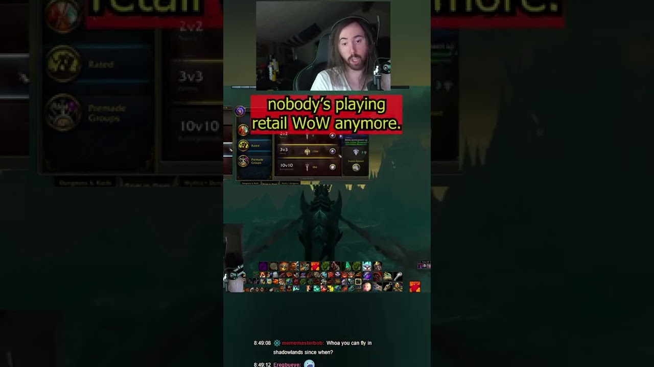 is retail WoW dead? #asmongold #shorts