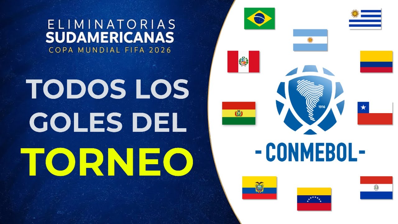 TODOS LOS GOLES DE LAS #ELIMINATORIASSUDAMERICANAS RUMBO AL #MUNDIAL2026