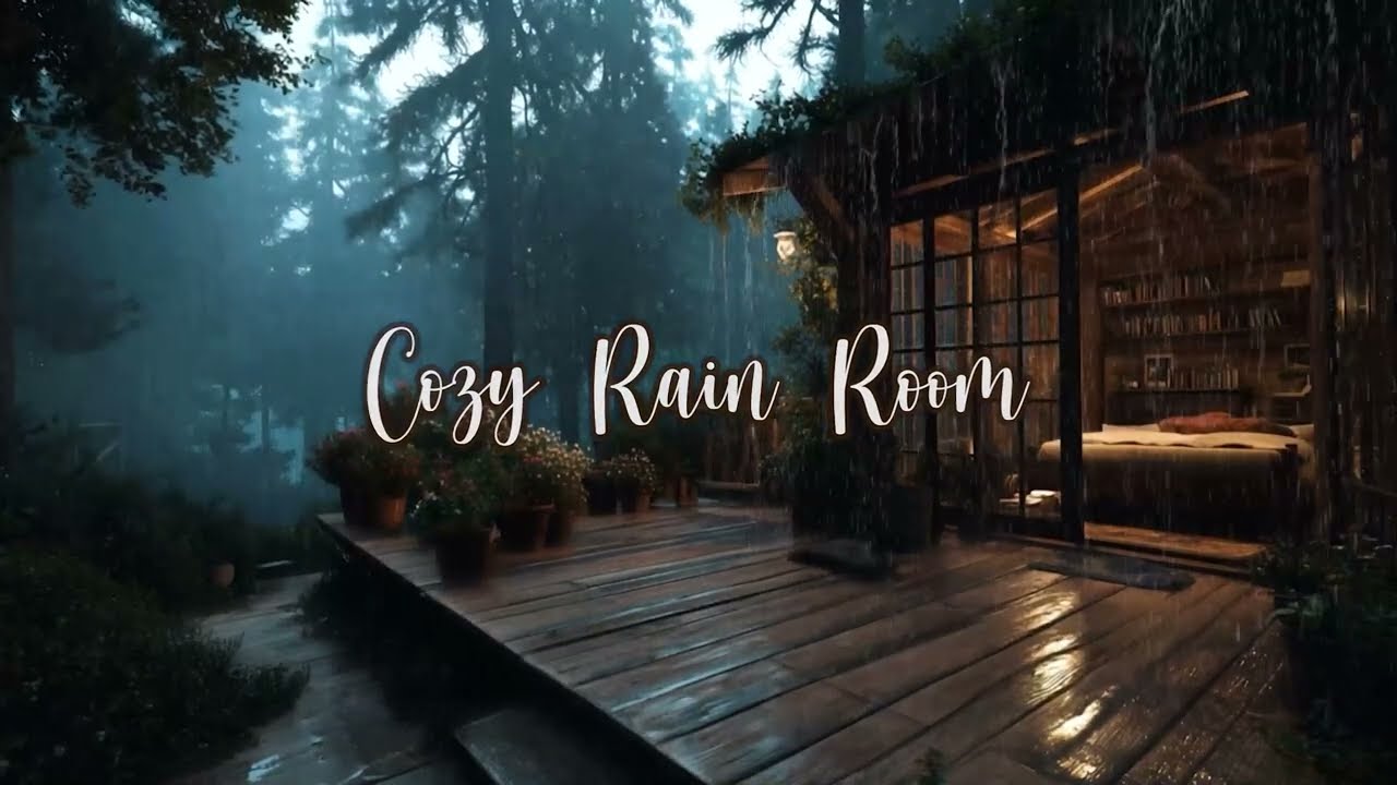 🌲Peaceful Forest Rain for Stress After a Long Day in the Evening – Calm the Soul Gently
